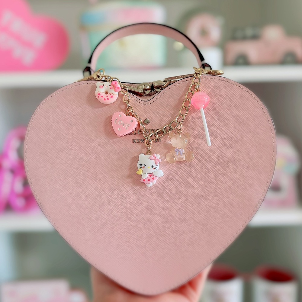 Handmade Hello Kitty Valentines Day Purse Chain